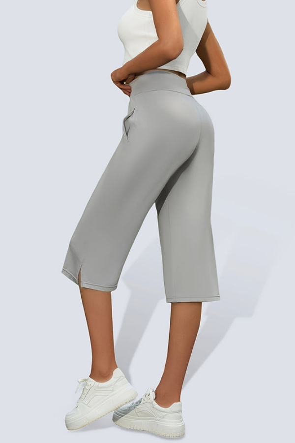 Casual Cropped Summer Pants Wideleg