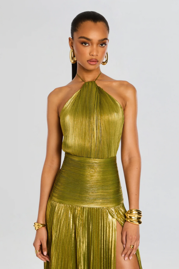 Sculpted Fit Elegant Maxi Dress