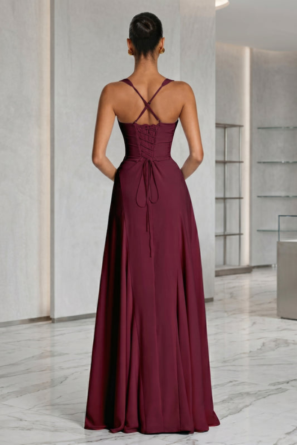 Traumhafte Eleganz Anlass Maxikleid