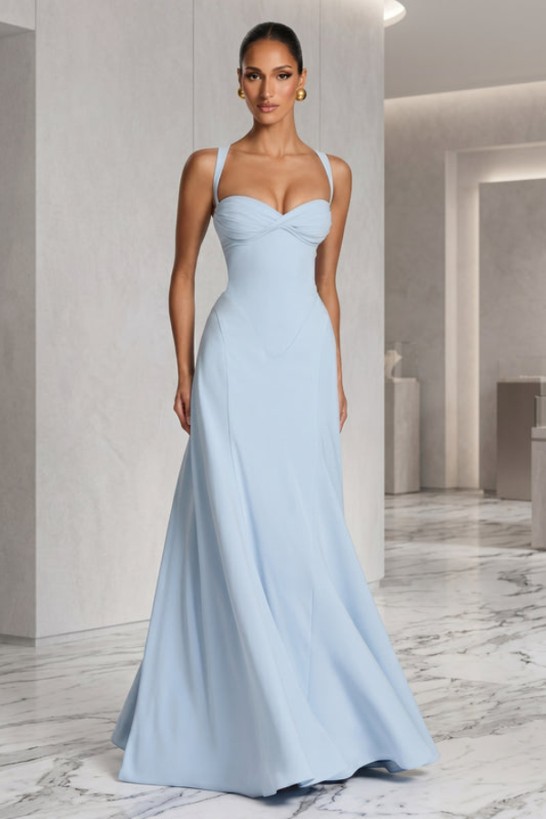 Traumhafte Eleganz Anlass Maxikleid