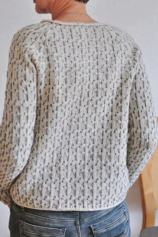 Chic Boat Neck Casual Knit Sweater for Effortless Everyday Style 4