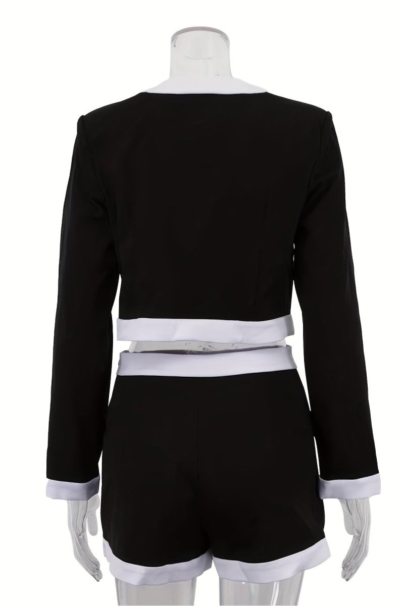 Chic Long-Sleeve Loungewear Two Piece Set for Effortless Style 3