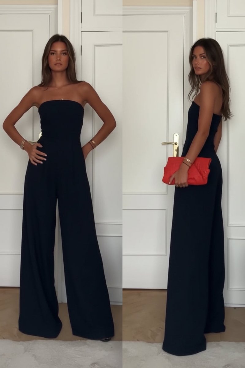 Comfortable Cotton Wide-Leg Jumpsuit for Effortless Summer Style 1