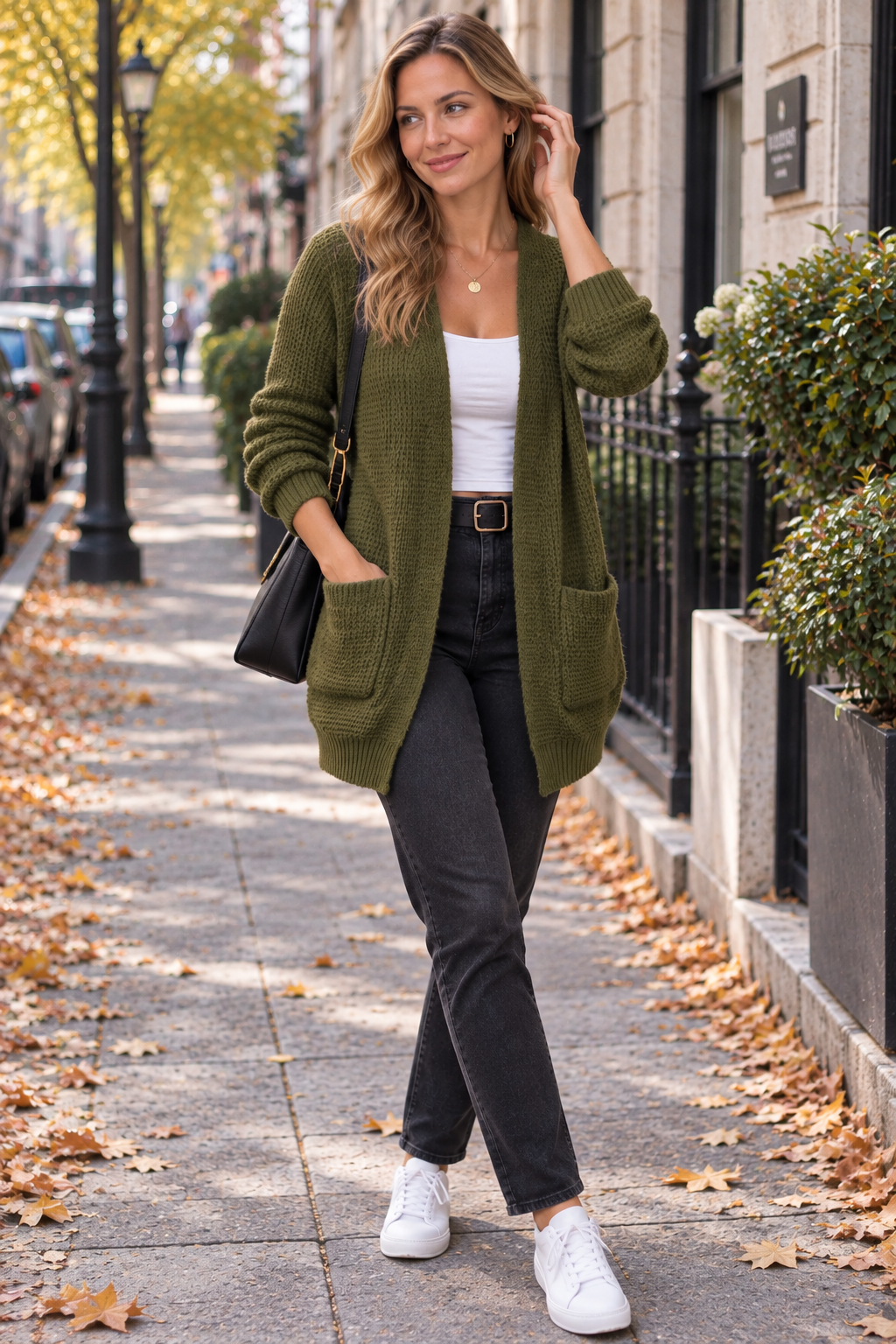 Soft Open-Front Cardigan