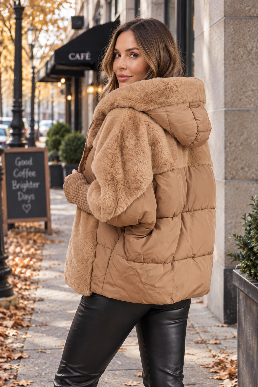 Comfort Cuff Quilted Jacket