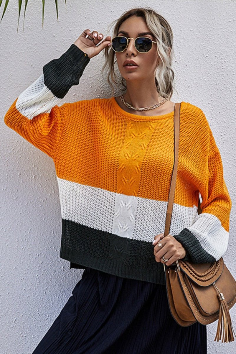 Elegant Cable Knit Sweater for Cozy Everyday Style 3