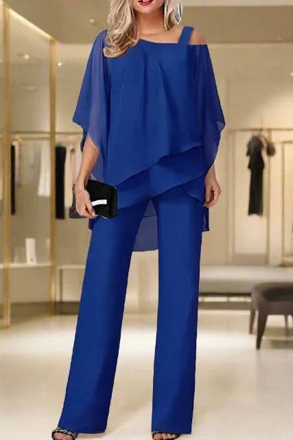Elegant Chiffon Two Piece Set for Effortless Day-to-Night Style 7
