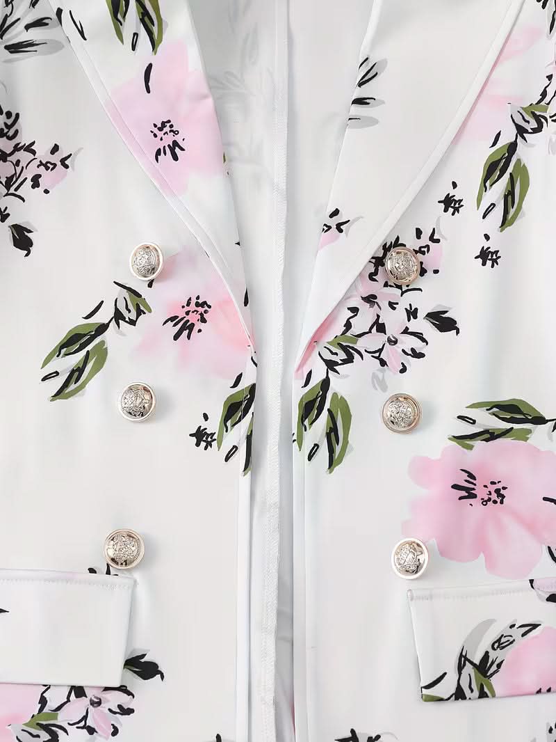 Elegant Floral Suit Set for Sophisticated Style 3