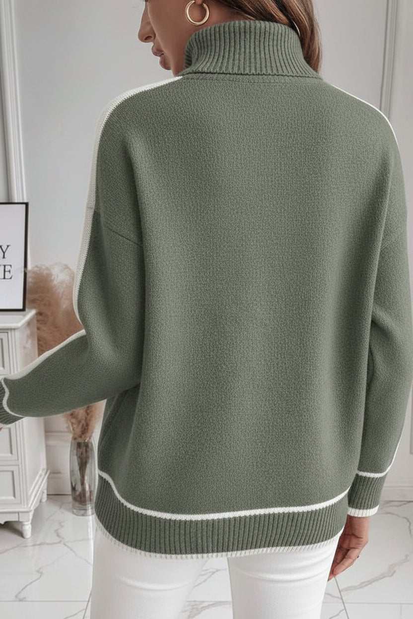 Elegant Lined Sweatshirt for Chic Comfort and Versatile Styling 5