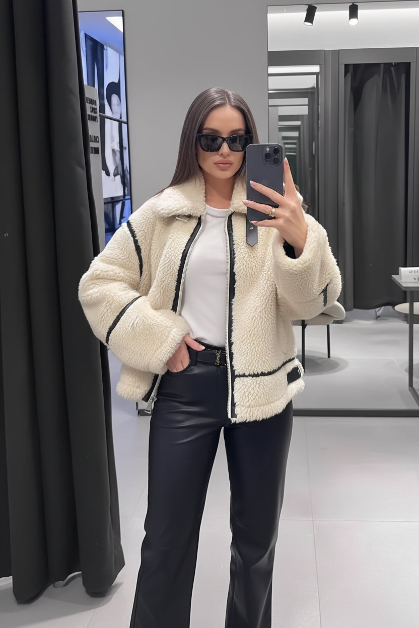 Plush Open-Front Jacket for Effortless Everyday Comfort 3