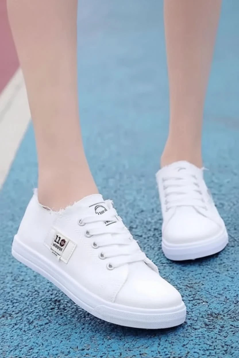 Low-Top Lace-Up Sneakers