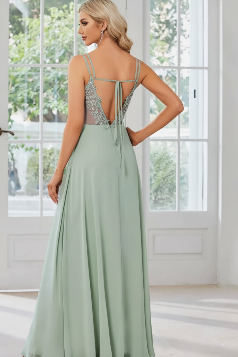 Bridal Halter Neck Keyhole Maxi Dresses