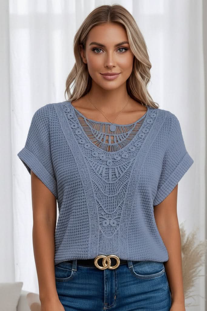 Flowy Crew Neck Tee