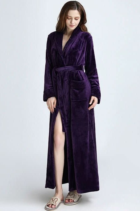 Ultra-Fluffy Bathrobe for Cozy Home Comfort and Relaxation 1