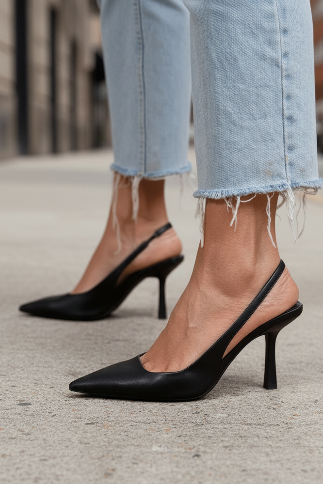 Elegant Pumps with Enhanced Walking Support