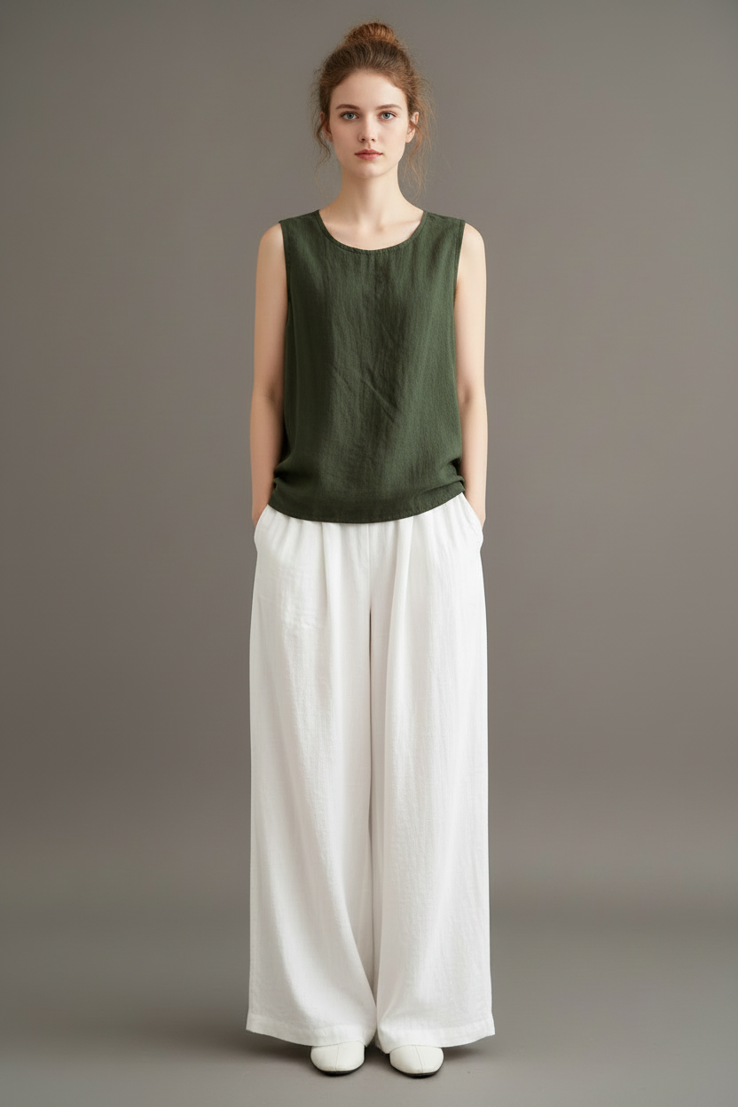 Relaxed Sleeveless Top