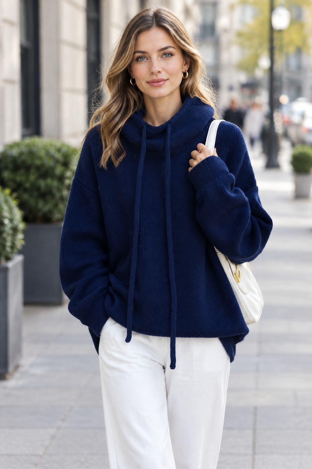Comforting Feel Hooded Winter Sweater
