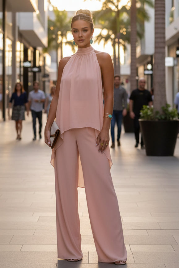 Refined Two-Piece Outfit with Modern Minimalist Appeal