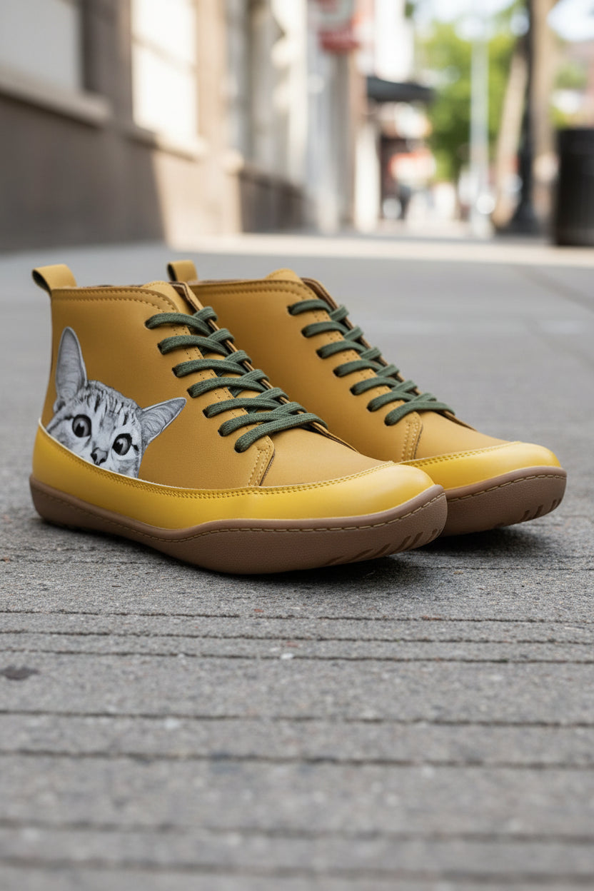 Cat Lover Ankle Boots