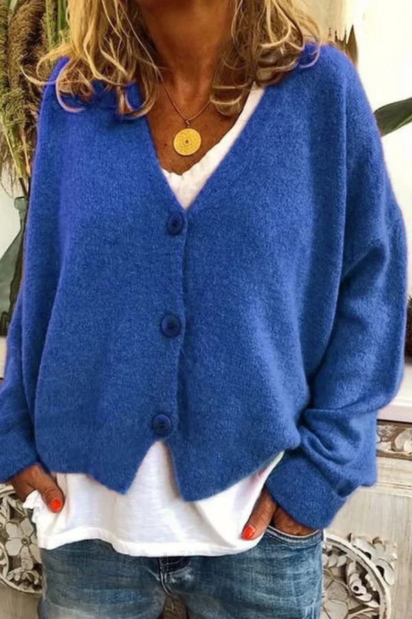 Cozy Knit Button Cardigan