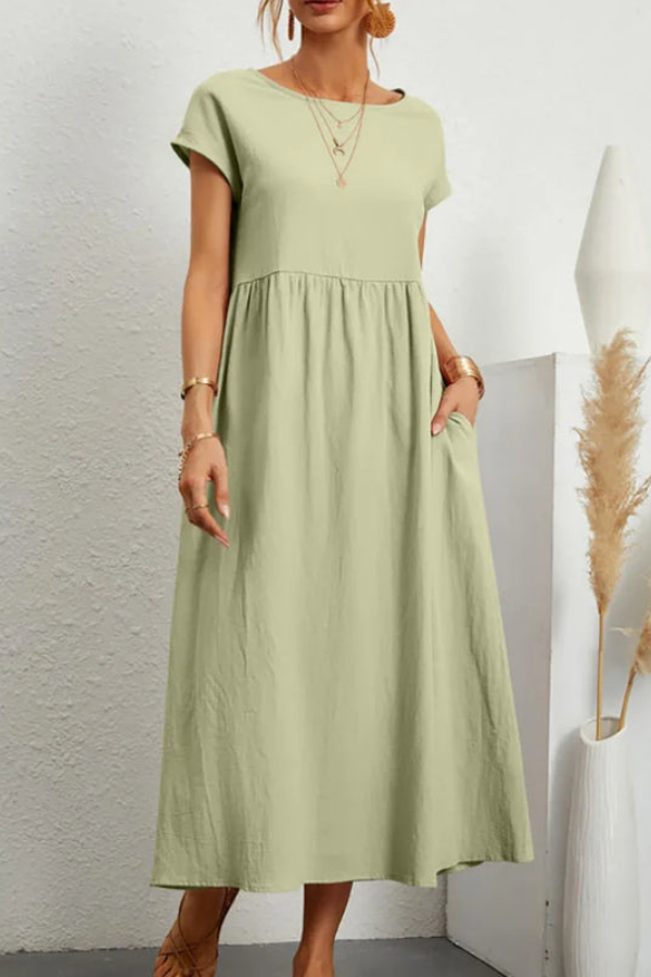 Relaxed A Line Pocket Dress