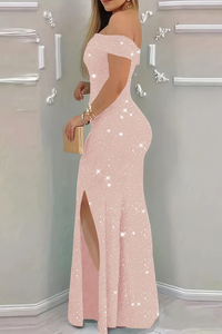 Glamorous Off Shoulder Maxi Dress