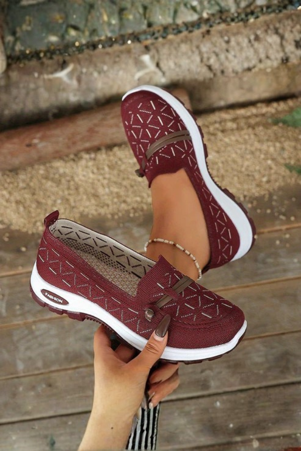 Breathable Arch Support Slip On Sneakers
