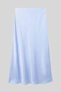Elegant Satin High Waist Skirt