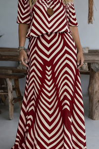 Bohemian Halter Neck Keyhole Maxi Dresses