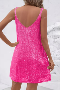 Gleaming Sequined Cocktail Dress