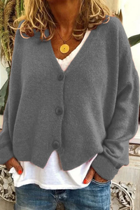 Cozy Knit Button Cardigan