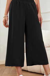 Chic Cropped Summer Pants Wideleg