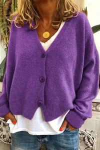 Cozy Knit Button Cardigan