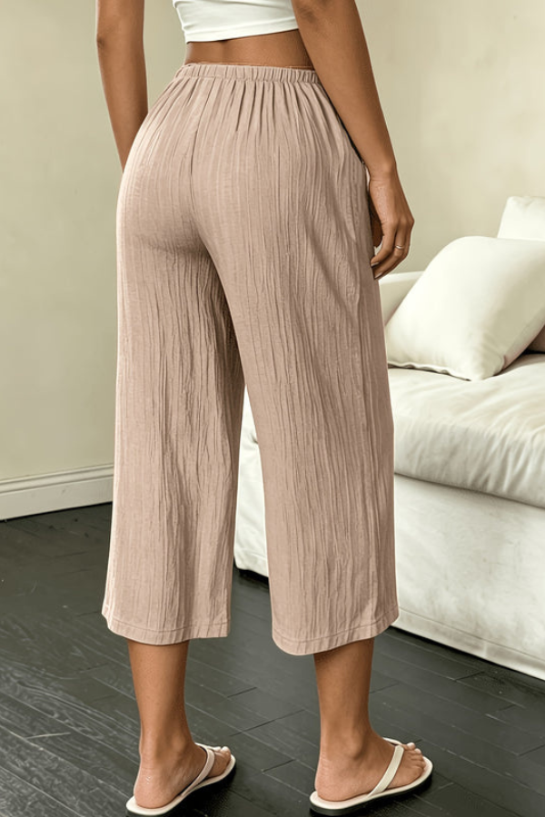 Relaxed Cropped Summer Pants Elegant