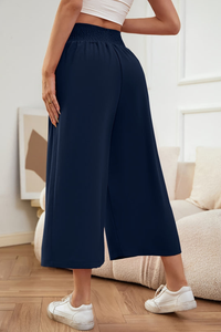 Chic Cropped Summer Pants Wideleg