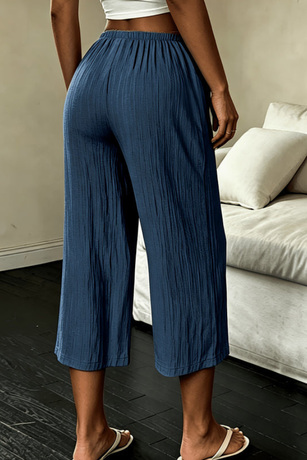 Relaxed Cropped Summer Pants Elegant