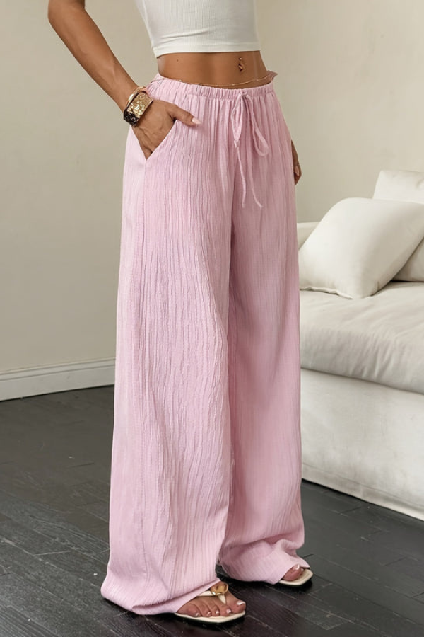 Vacation Cropped Summer Pants Wideleg