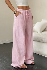 Vacation Cropped Summer Pants Wideleg