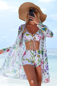Geometric Bow Bikini Set