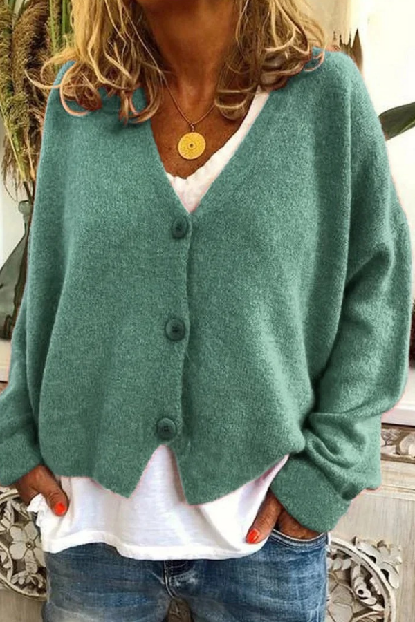Cozy Knit Button Cardigan