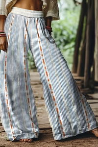 Floral Cropped Summer Pants Vintage