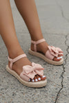 Elegant Butterfly Detail Sandals with Feminine Appeal