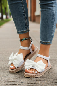 Elegant Butterfly Detail Sandals with Feminine Appeal