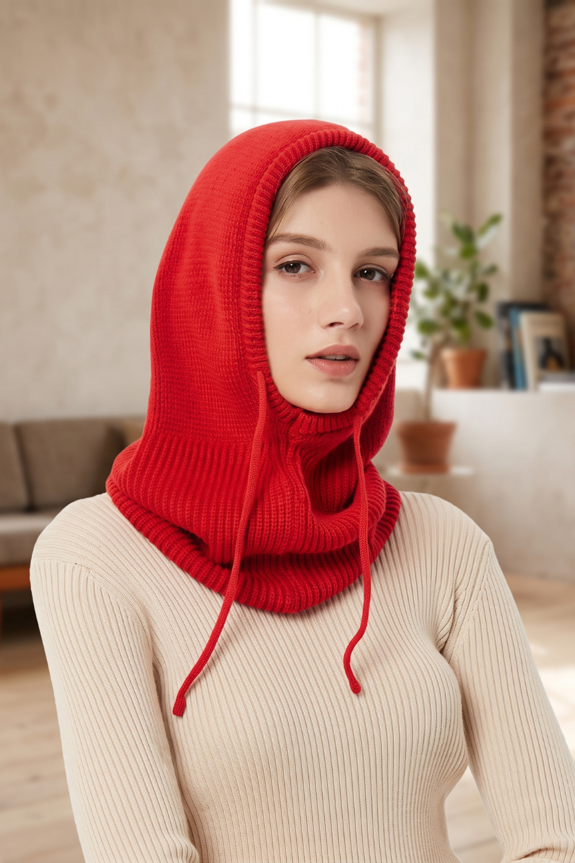 Hooded Hat Neck Warmer