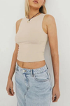 High Neck Everyday Crop Top