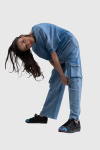 Relaxed Cropped Summer Pants Cargo
