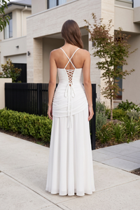 Elegantes Fließendes Serena Maxikleid