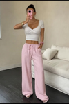 Vacation Cropped Summer Pants Wideleg
