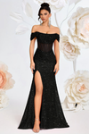 Gleaming Sequin One Shoulder Dress