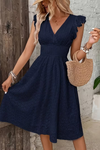 Bold Leopard Print Midi Dress